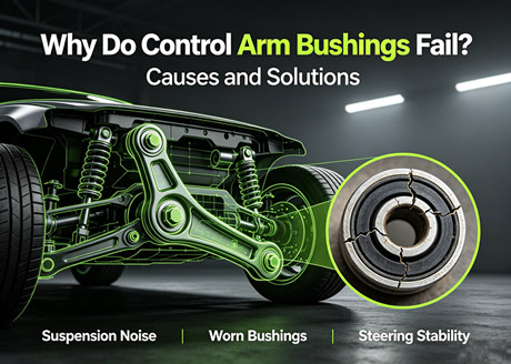 ¿Por qué fallan los bujes del brazo de control? Causas y soluciones