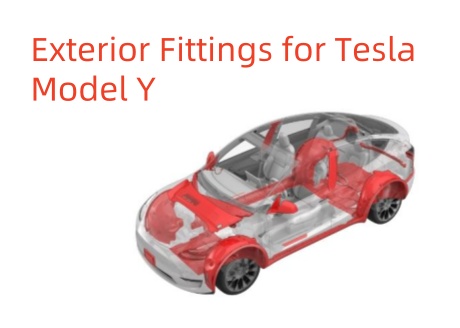 Piezas de accesorios exteriores para Tesla Model Y